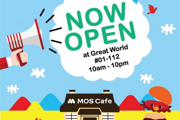 Image for New MOS Cafe Outlet at Great World artilce