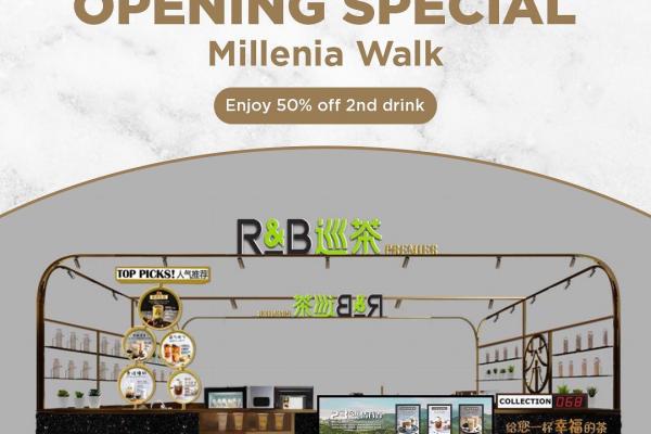 Image for New R&B Tea Premier Outlet at Millenia Walk artilce
