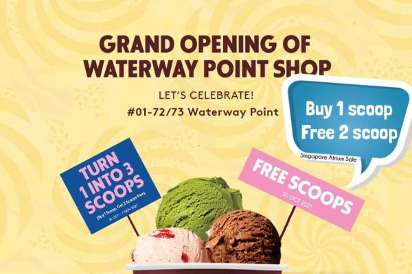 Image for New Haagen-Dazs Outlet at Waterway Point artilce