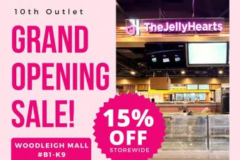 Image for New TheJellyHearts Outlet at Woodleigh Mall artilce